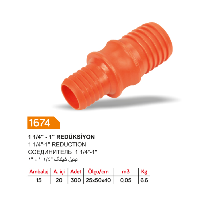 SAYIM 1674 1 1/4" - 1" REDÜKSİYON